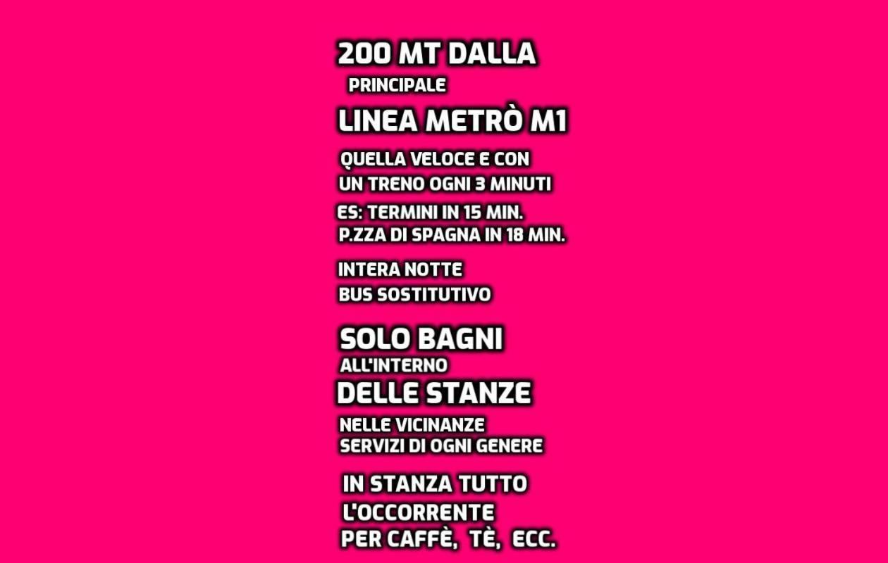 B&B Near Metro' Central Line - Only Wc In The Rooms 15 Minutes To Termini Station 20 To Spagna Square - In The Night Bus Róma Kültér fotó